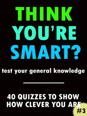 cover image of Think You're Smart? #3